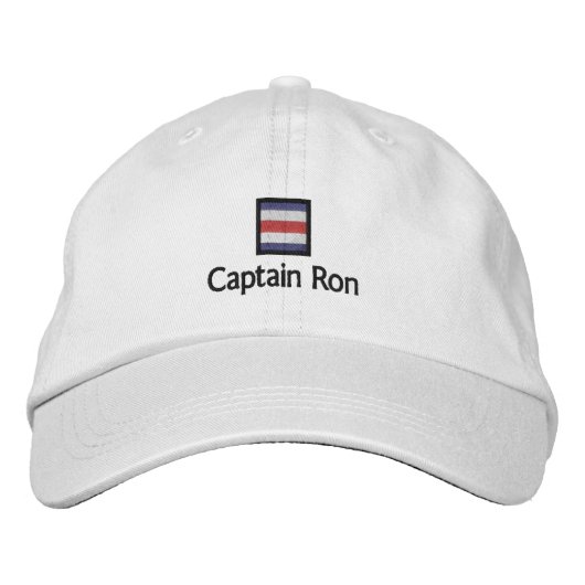 Captain Ron Bestickte Kappe (Vorderseite)