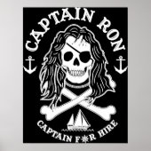 Captain Ron Captain for Hire Poster (Vorne)