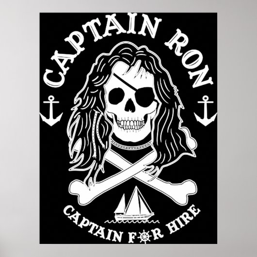 Captain Ron Captain for Hire Poster (Vorne)
