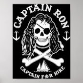 Captain Ron Captain for Hire Poster (Vorne)
