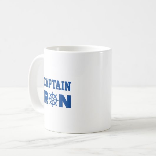 Captain Ron Kaffeetasse (Vorderseite Links)