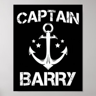 Captain Rry Funny Birthday Personalisierter Name C Poster