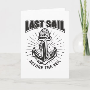 Captain Sail Boat Sailor Sea Sailing Funny Geschen Karte