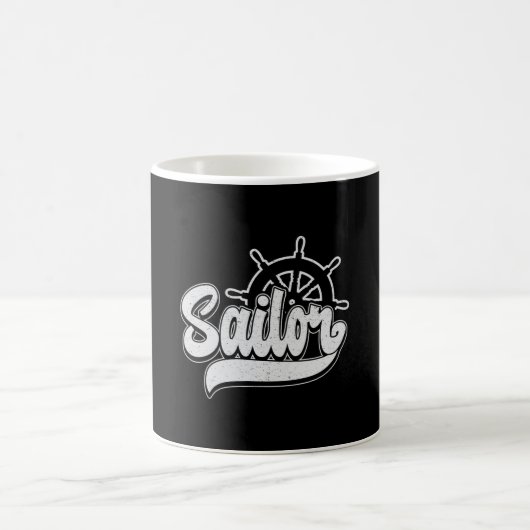 Captain Sailor Segelboot Segelboot Geschenk Idee Kaffeetasse (Mittel)