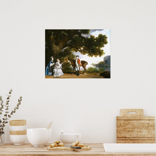 Captain Samuel Pocklington, George Stubbs Fine Art Poster (Küche)