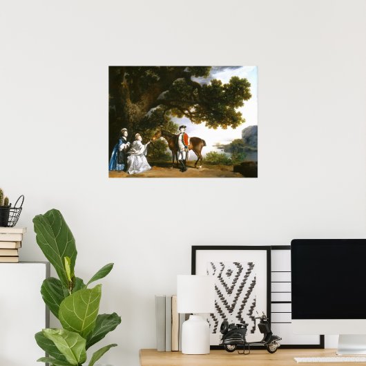 Captain Samuel Pocklington, George Stubbs Fine Art Poster (Heimbüro)