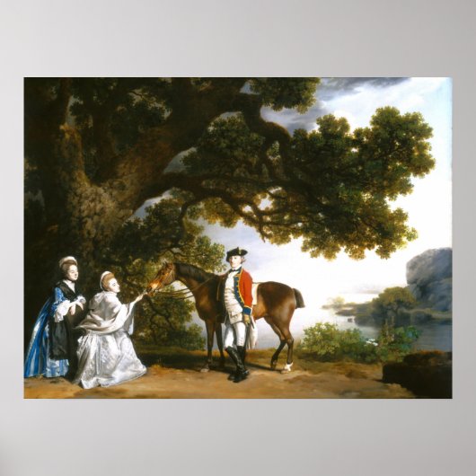 Captain Samuel Pocklington, George Stubbs Fine Art Poster (Vorne)