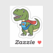 Captain Saurus Sticker (Blatt)
