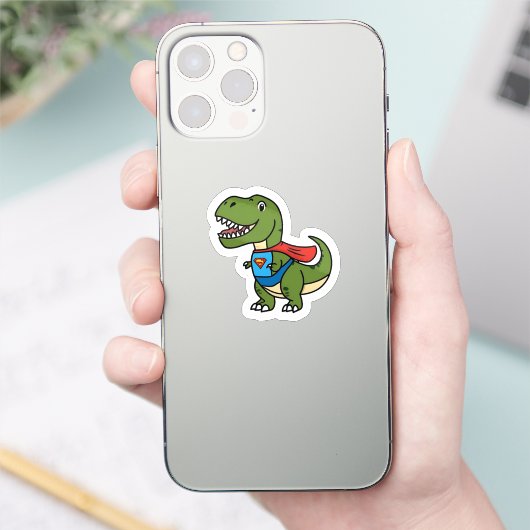Captain Saurus Sticker (Telefon)