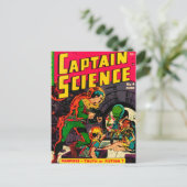 Captain Science — Vampire: Wahrheit oder Fiktion? Postkarte (Stehend Vorderseite)