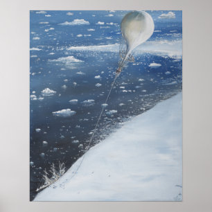 Captain Scott Antarktis erster Aeronaut. 4. Poster