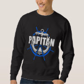 Captain Segelboot Sweatshirt (Vorderseite)
