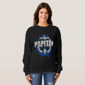 Captain Segelboot Sweatshirt (Vorne ganz)
