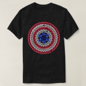 Captain Sheild Chain Design T-Shirt (Design vorne)