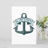 Captain Ships Anchor (Stehend Vorderseite)