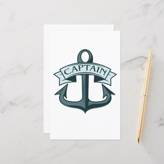 Captain Ships Anchor (Vorderseite/Rückseite Beispiel)