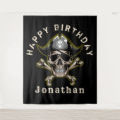 Captain Skull Captain Backdrop Wandteppich (Vorderseite)