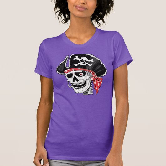 Captain Skull Pirate T-Shirt (Vorderseite)