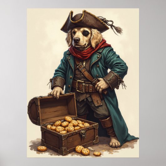 Captain Sniffbeard: Bacon Before Gold Always Poster (Vorne)