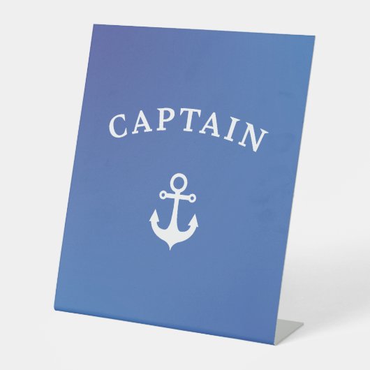 Captain Sockelschild (Vorderseite)