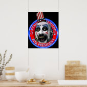Captain Spaulding für Präsident Sid Haig Poster (Küche)