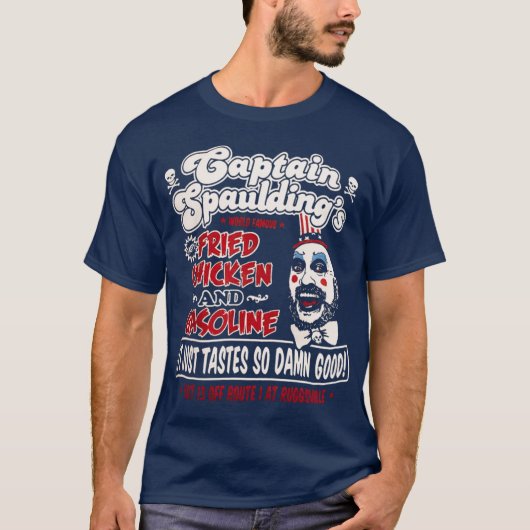 Captain Spaulding gebratener Freund T-Shirt (Vorderseite)