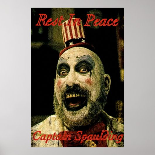 Captain Spaulding Poster (Vorne)
