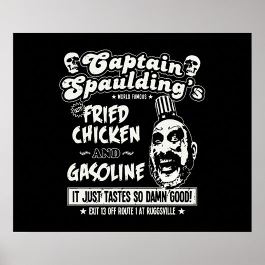 Captain Spauldings Poster (Vorne)
