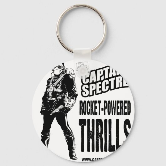 Captain Specter und die Blitzlegende Schlüsselanhänger (Vorderseite)