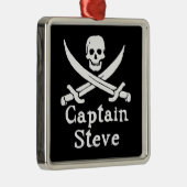 Captain Steve Silbernes Ornament (Rechts)