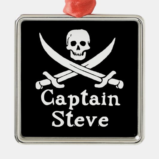 Captain Steve Silbernes Ornament (Vorne)
