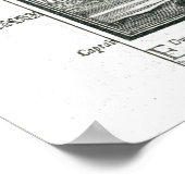 Captain Teach, Alias Black Beard Poster (Ecke)