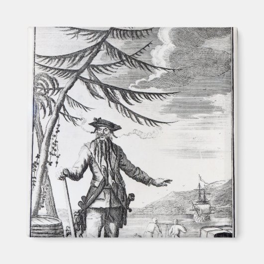 Captain Teach, allgemein Blackbeard genannt Magnet (Vorne)