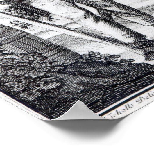 Captain Teach, commonly called Blackbeard Poster (Ecke)