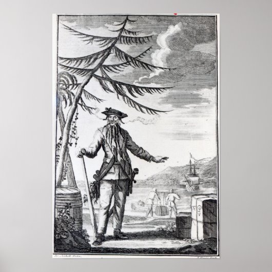 Captain Teach, commonly called Blackbeard Poster (Vorne)