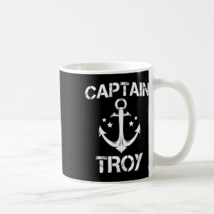 Captain Troy Funny Birthday Personalisiert Name Bo Kaffeetasse