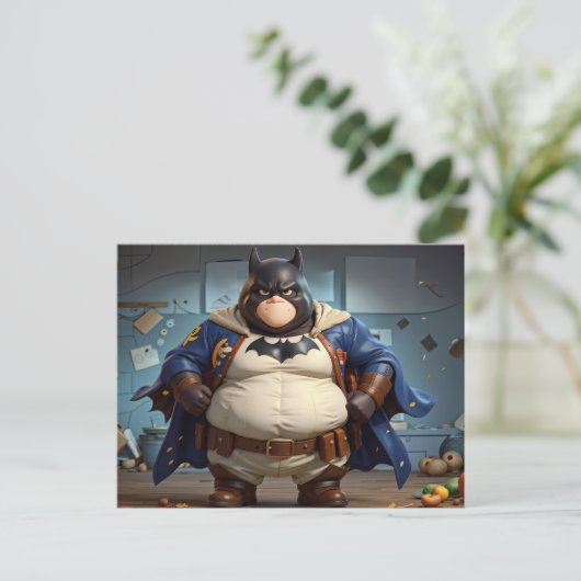 Captain Turkey Man Postkarte (Stehend Vorderseite)