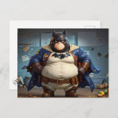 Captain Turkey Man Postkarte (Vorne/Hinten)