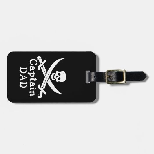 Captain Vater - Classic Gepäckanhänger (Vorderseite horizontal)