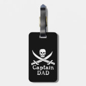 Captain Vater - Classic Gepäckanhänger (Rückseite vertikal)