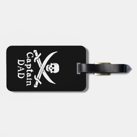 Captain Vater - Classic Gepäckanhänger (Rückseite horizontal)