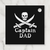 Captain Vater - Classic Geschenkanhänger (Rückseite)