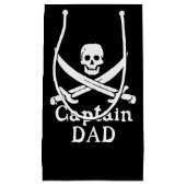 Captain Vater - Classic Kleine Geschenktüte (Vorderseite)