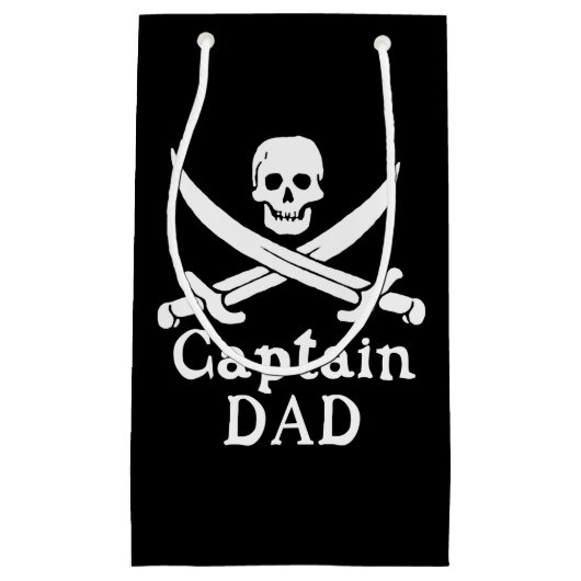 Captain Vater - Classic Kleine Geschenktüte (Vorderseite)