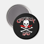 Captain Vater (Cutlass)Magnet Magnet (Vorderseite/Rückseite)