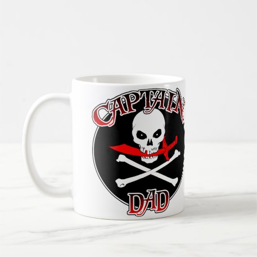 Captain Vater(Cutlass)-Tasse Kaffeetasse (Links)