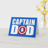 Captain Vater - Der ultimative Held Karte (Gelbe Blume)