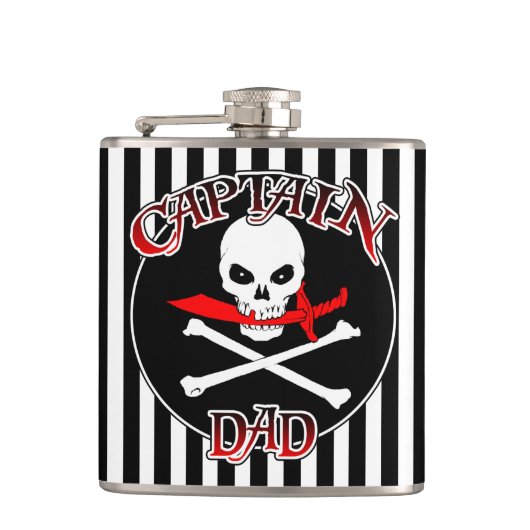 Captain Vater Flask Flachmann (Vorderseite)