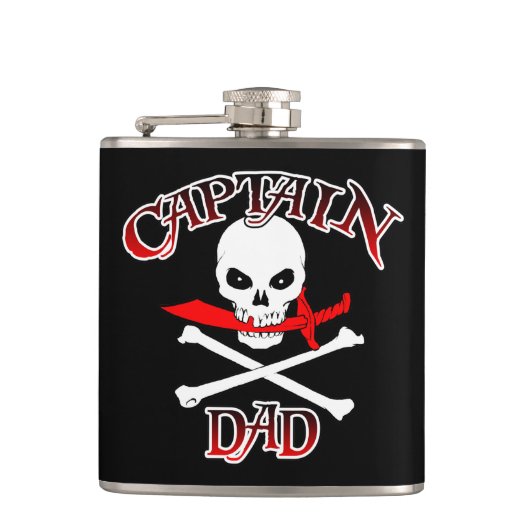 Captain Vater Flask Flachmann (Vorderseite)