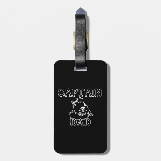 Captain Vater Gepäckanhänger (Rückseite vertikal)